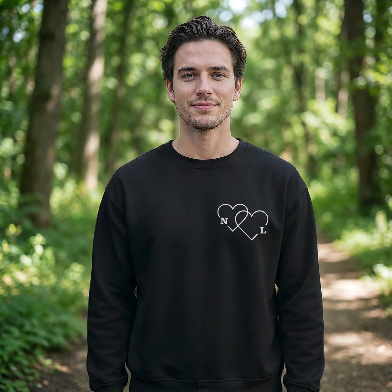 Personalisierter Sweater "Herzen" - Image 7