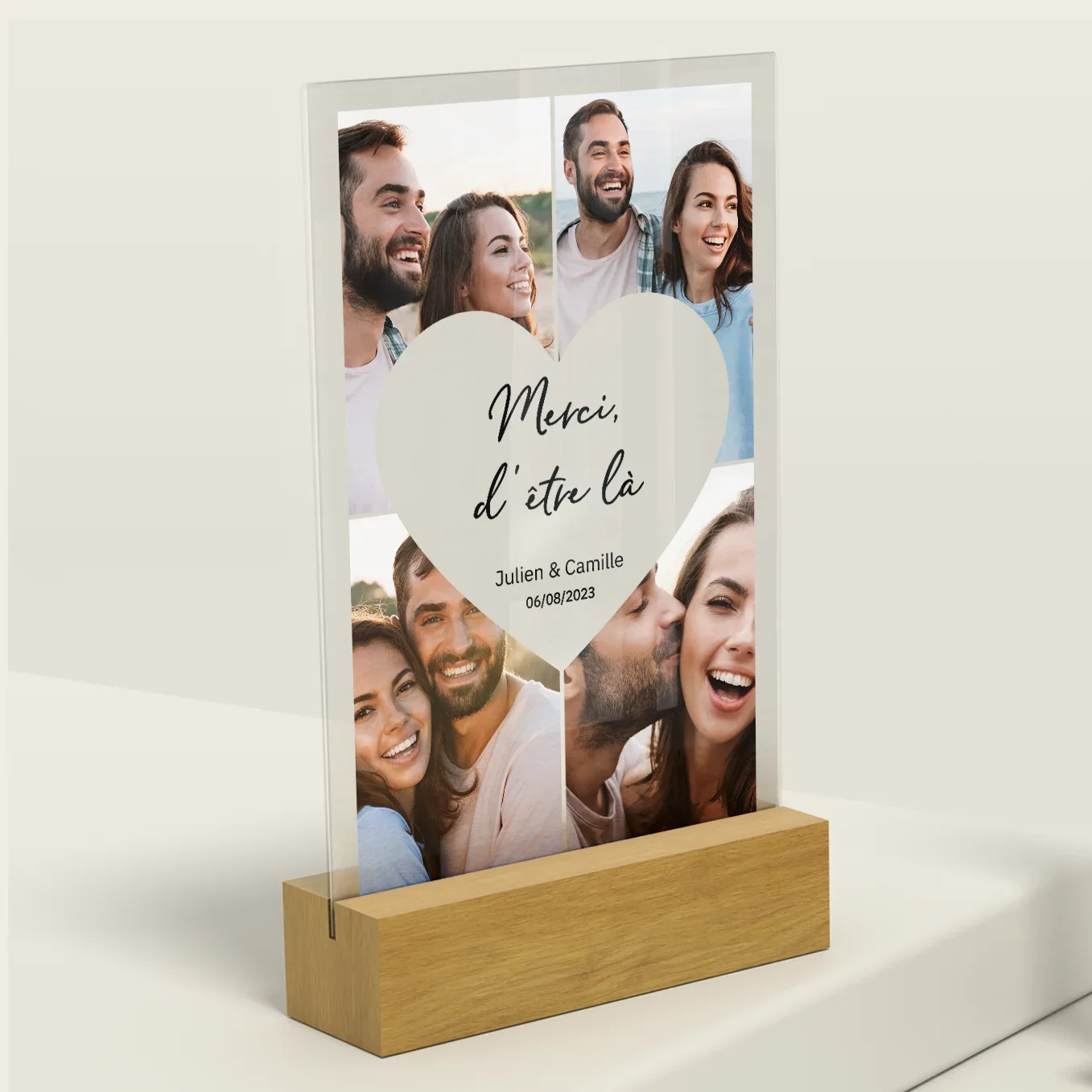 Personalized acrylic glass "Heart Photos" - Image 12