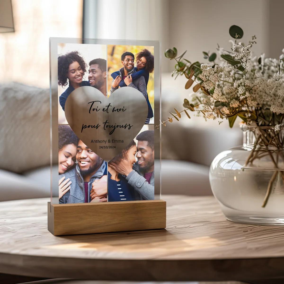 Personalized acrylic glass "Heart Photos" - Image 15