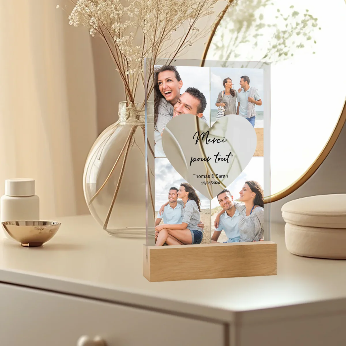 Personalized acrylic glass "Heart Photos" - Image 17