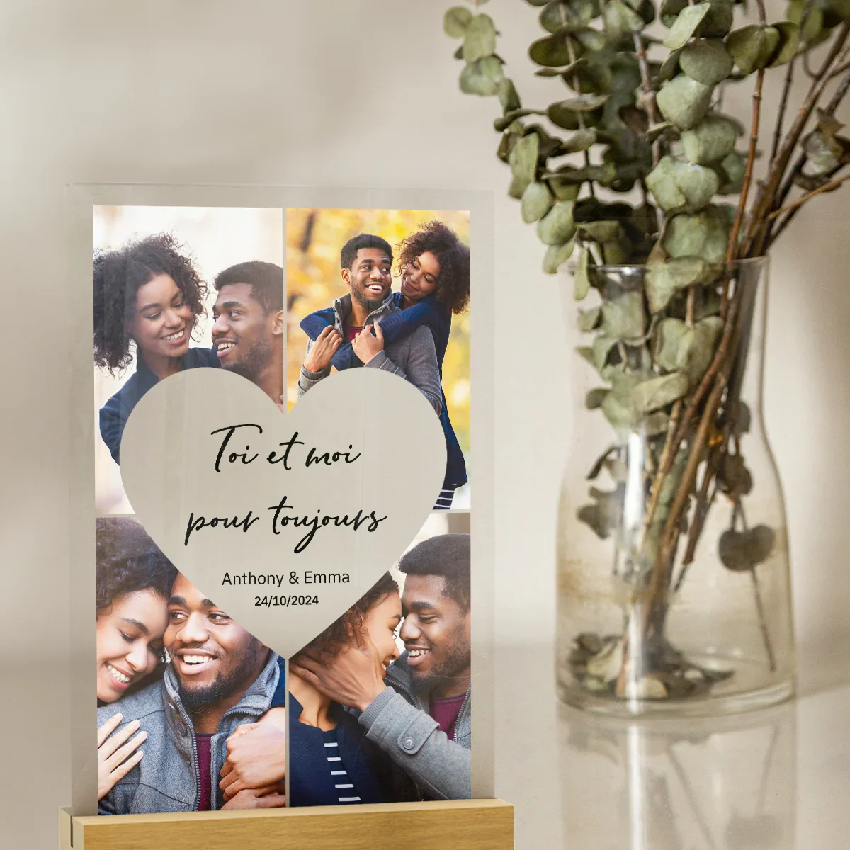 Personalized acrylic glass "Heart Photos" - Image 19