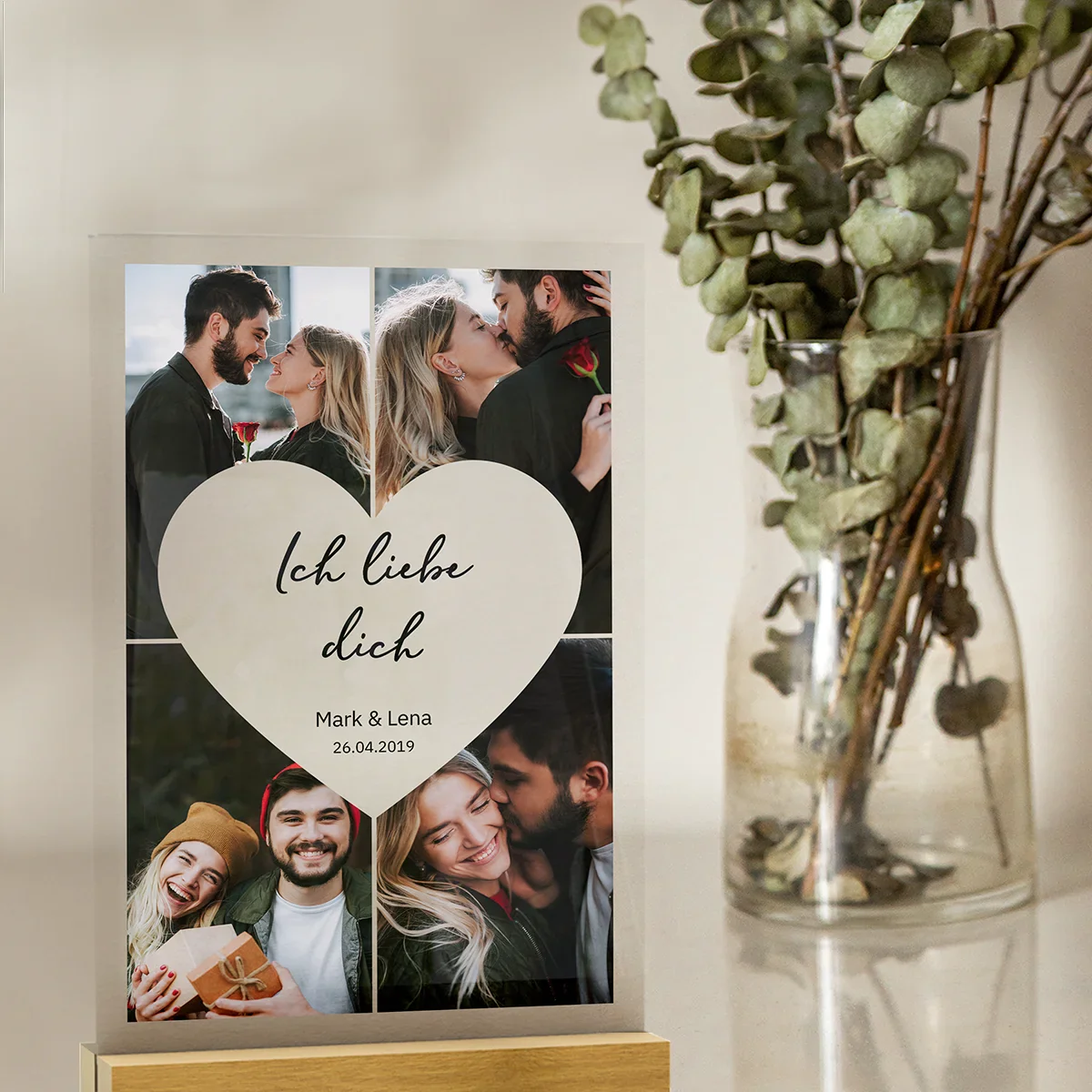 Personalized acrylic glass "Heart Photos" - Image 8