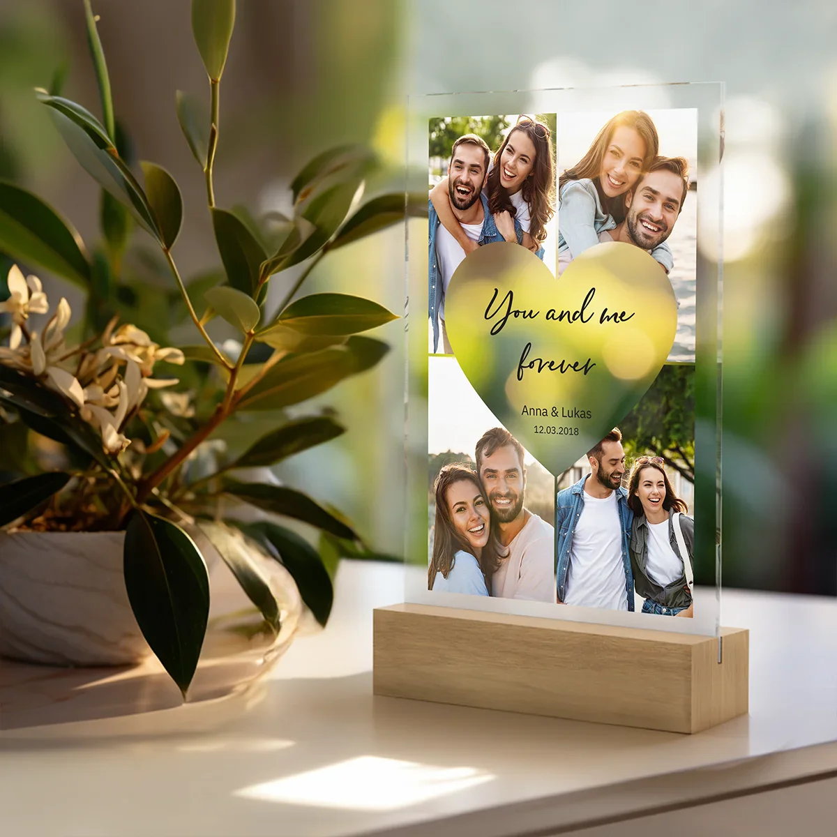 Personalized acrylic glass "Heart Photos" - Image 9