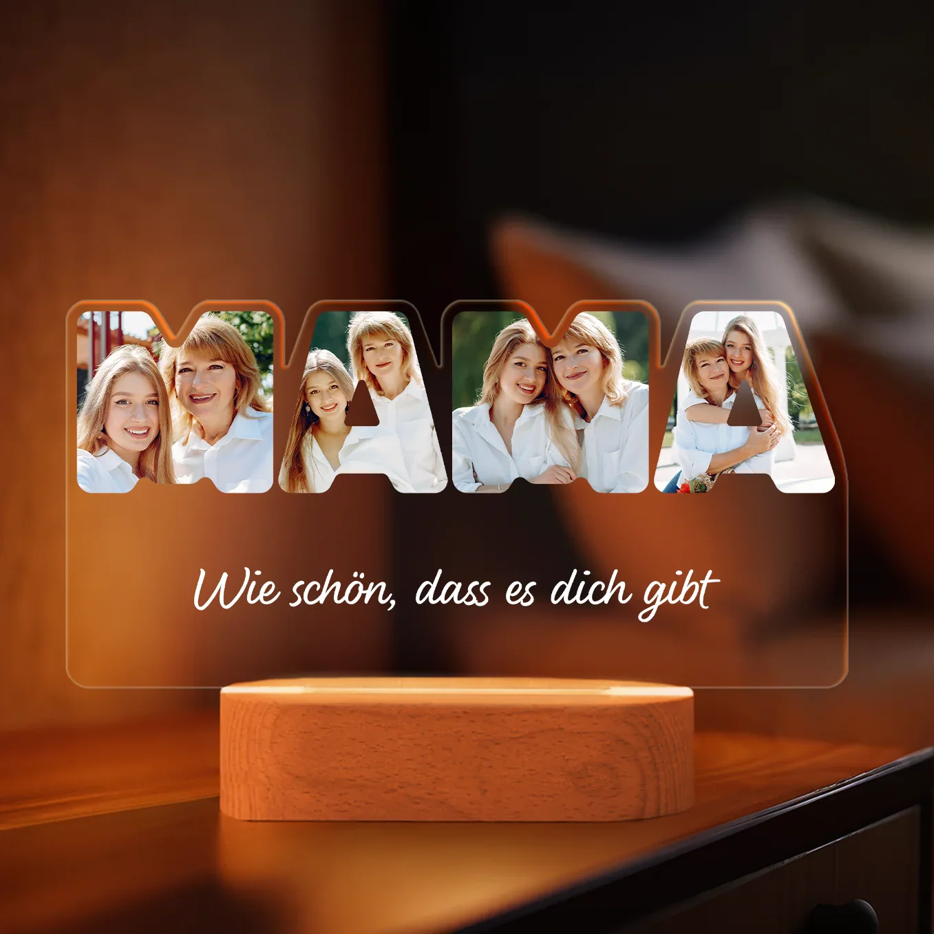 Personalized acrylic light ''MAMA''