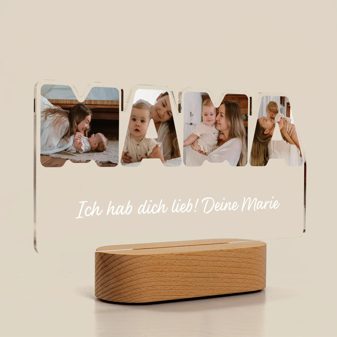 Personalized acrylic light ''MAMA'' - Image 11