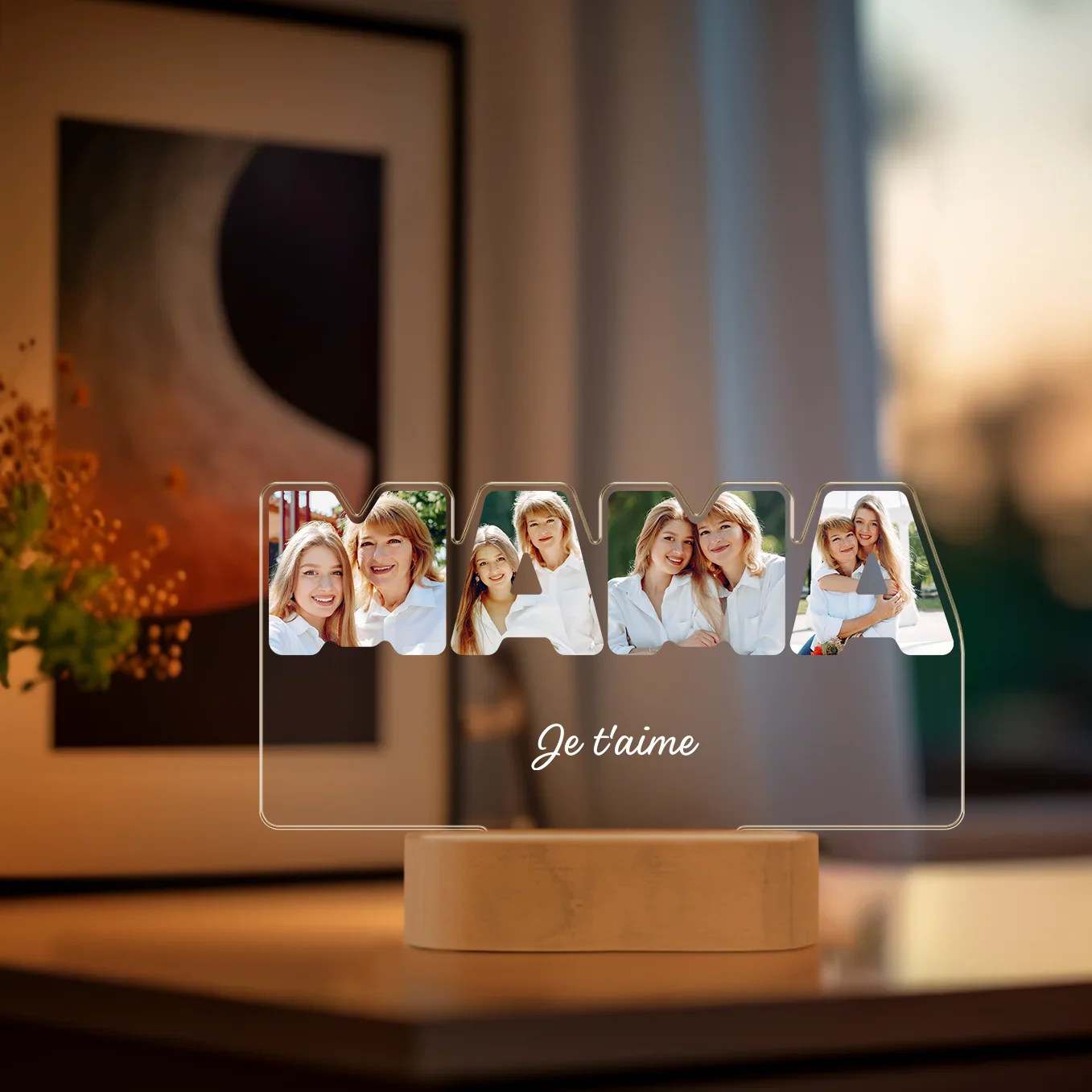 Personalized acrylic light ''MAMA'' - Image 16