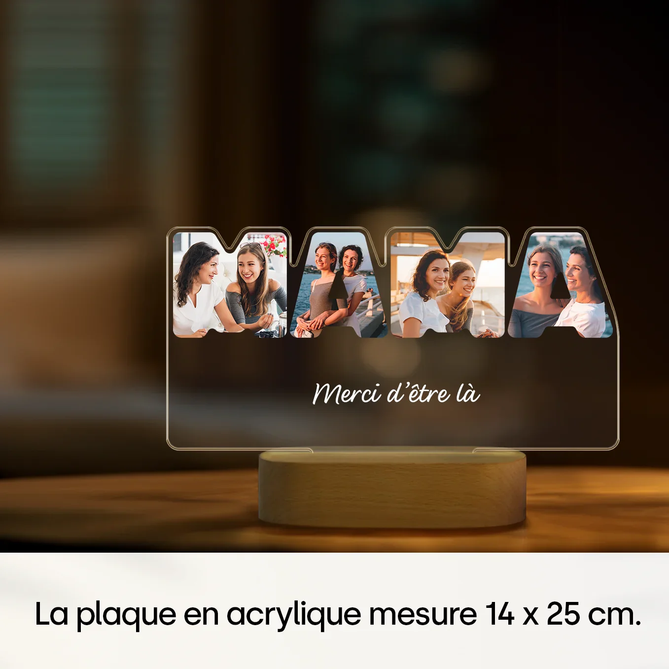 Personalized acrylic light ''MAMA'' - Image 18
