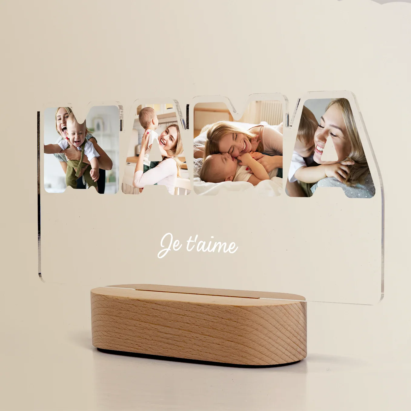 Personalized acrylic light ''MAMA'' - Image 22