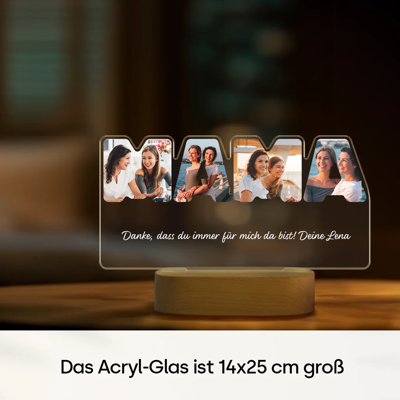 Personalized acrylic light ''MAMA'' - Image 7
