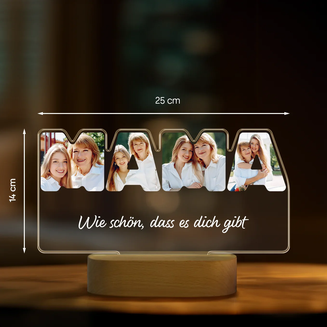 Personalized acrylic light ''MAMA'' - Image 8