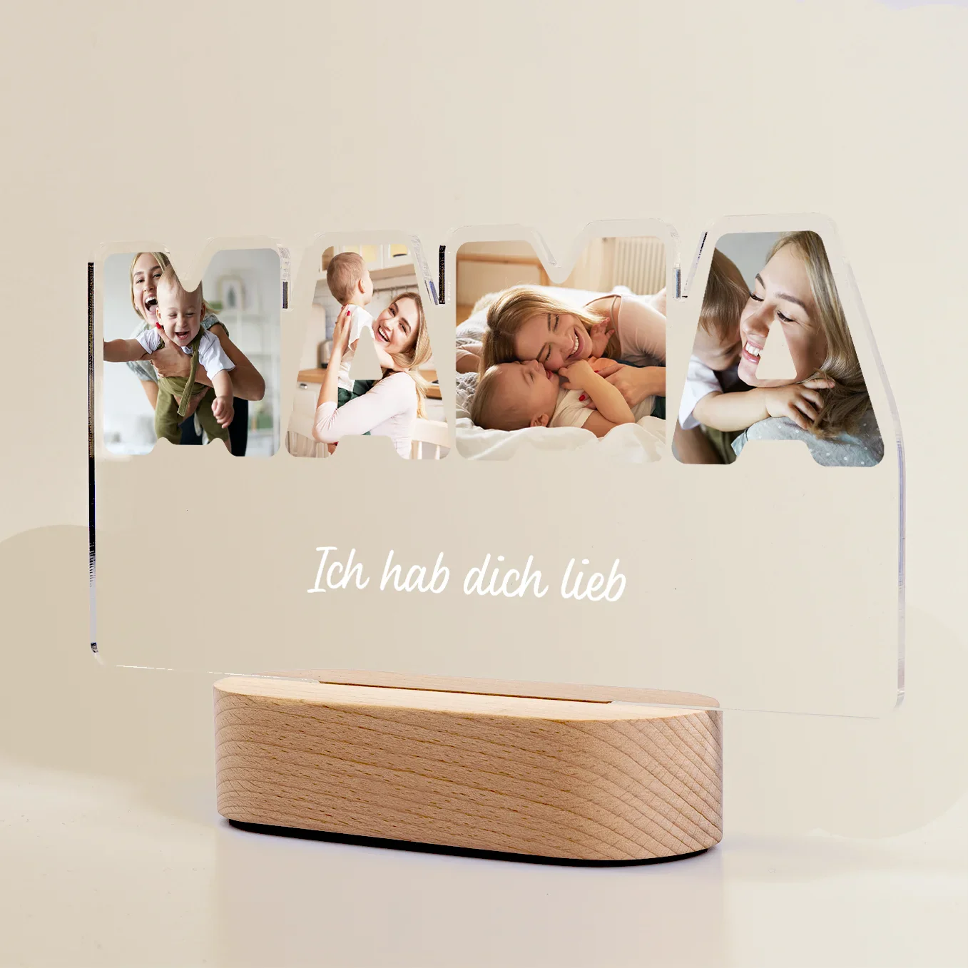Personalized acrylic light ''MAMA'' - Image 9