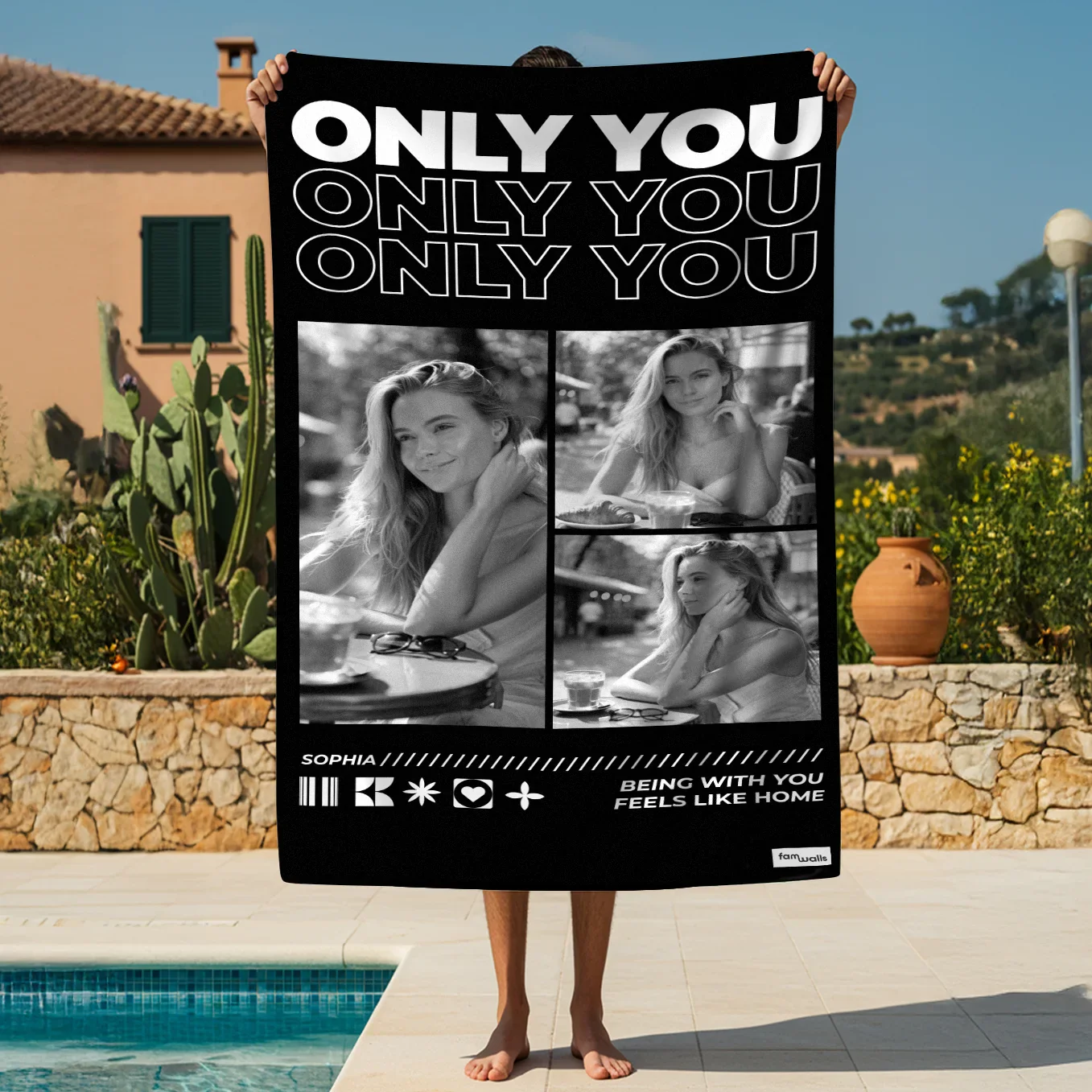 Personalisiertes Badetuch "Only You" - Image 4