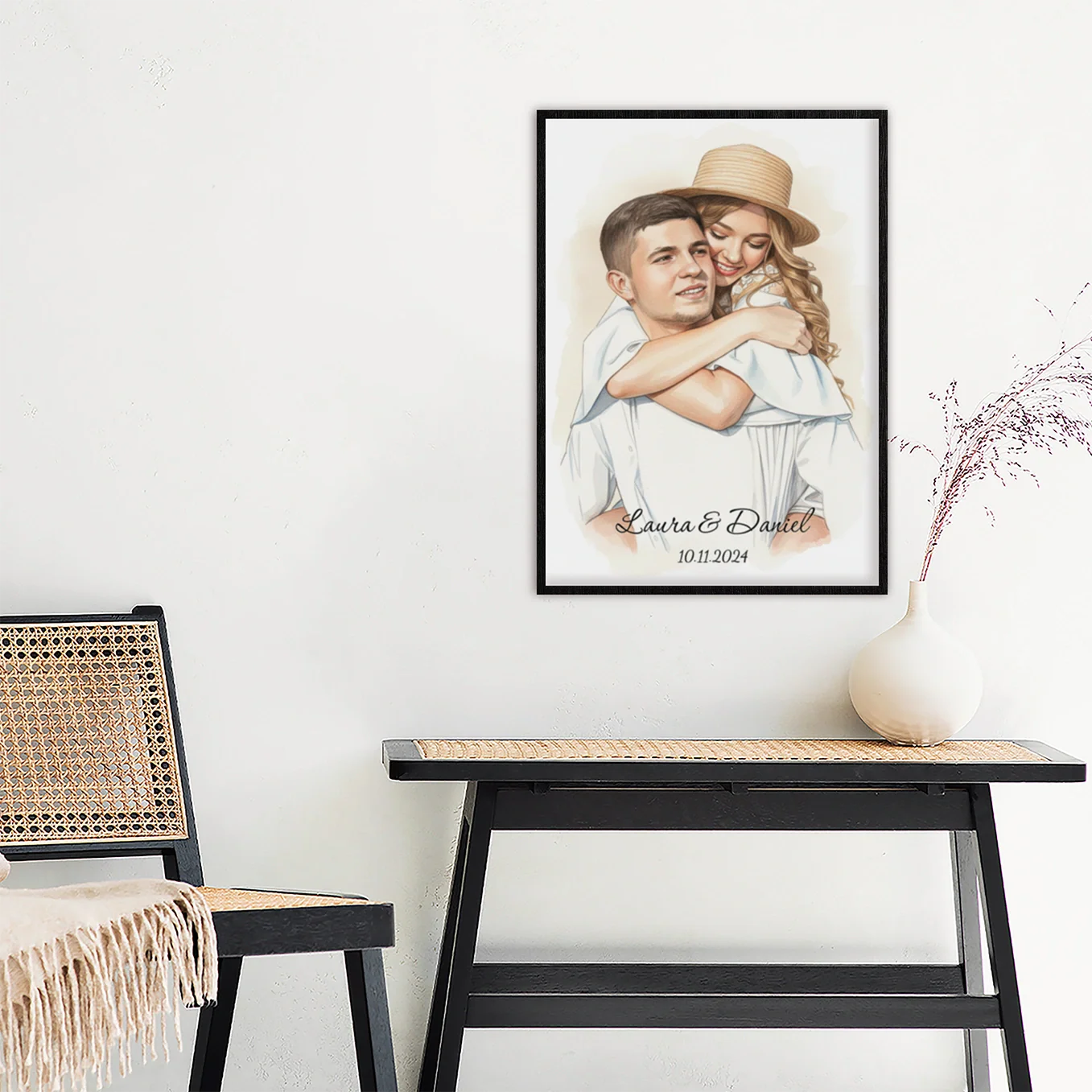 Personalisiertes Poster Aquarell "Euer Foto” - Image 5