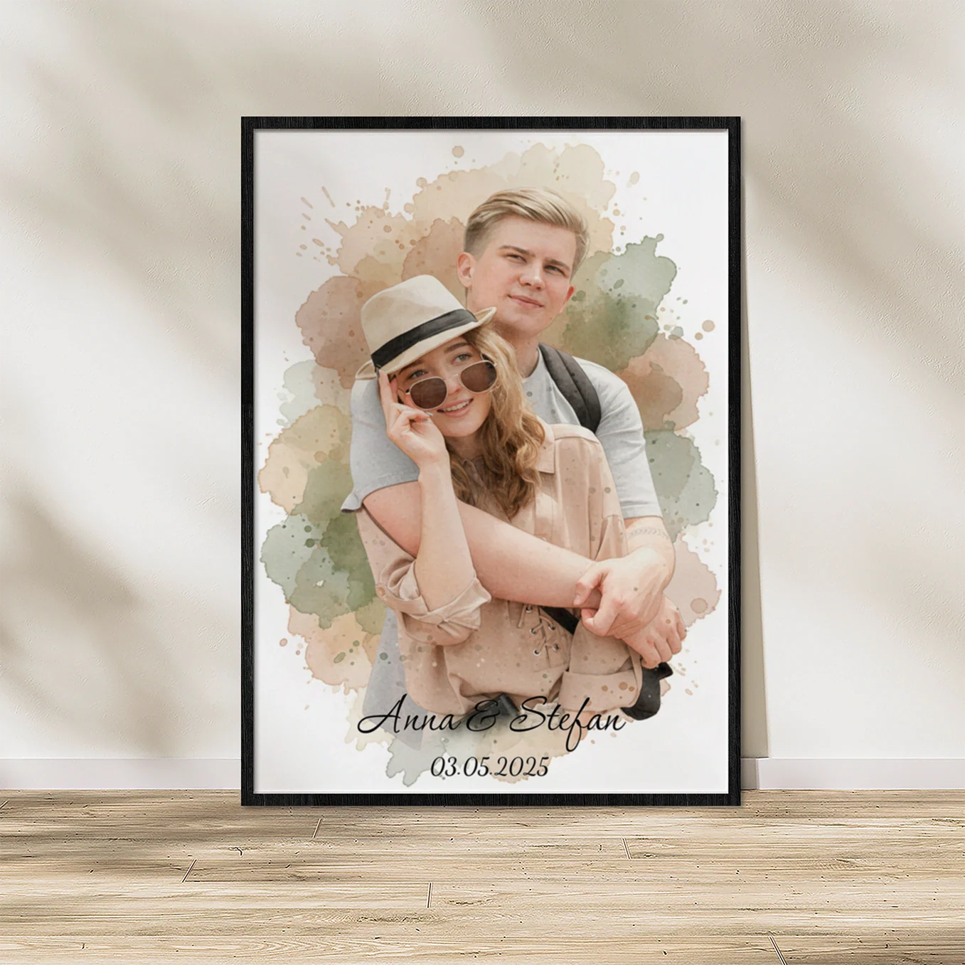 Personalisiertes Poster Aquarell "Euer Foto” - Image 8