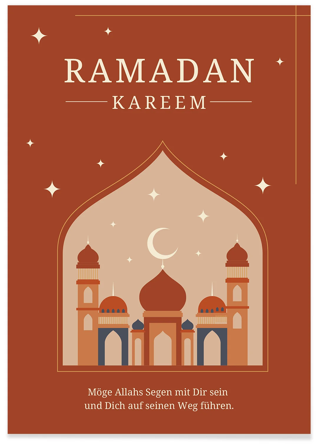 Personalized poster ''Ramadan''