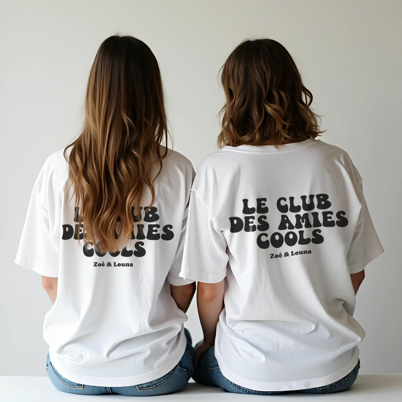 Personalized T-shirt "Cool Besties Club" - Image 15