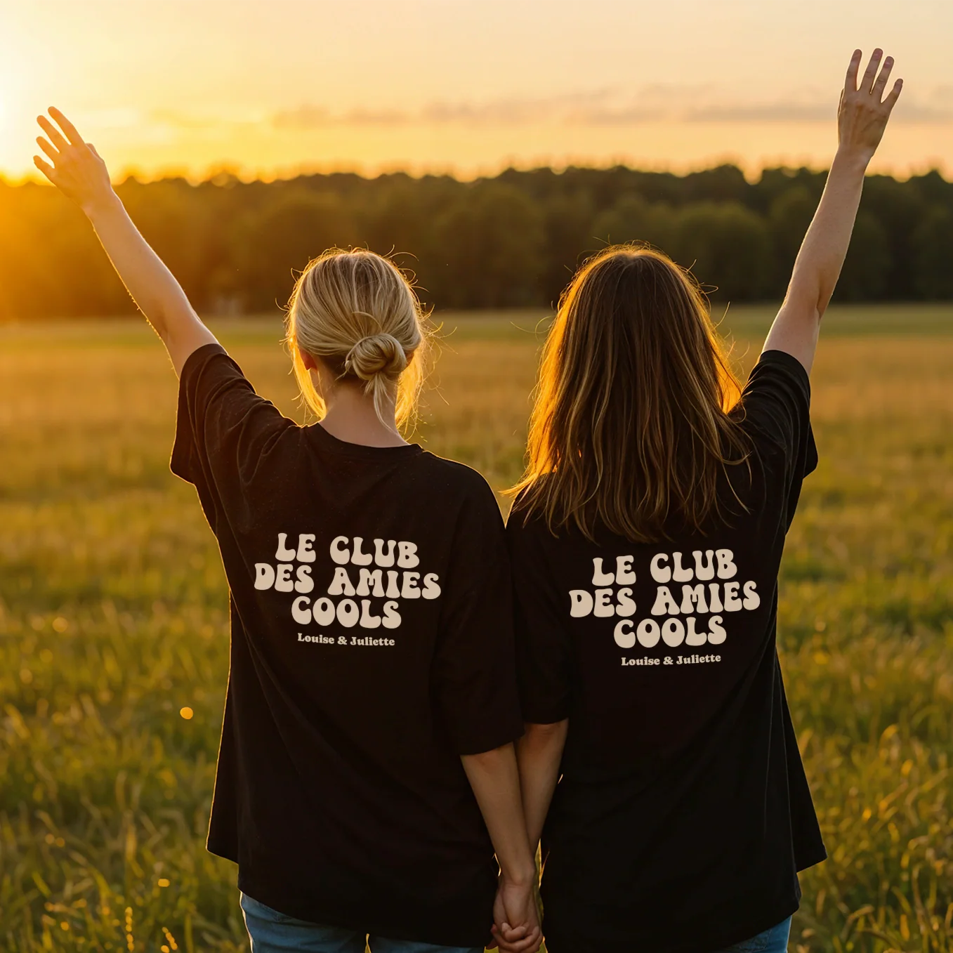 Personalized T-shirt "Cool Besties Club" - Image 17