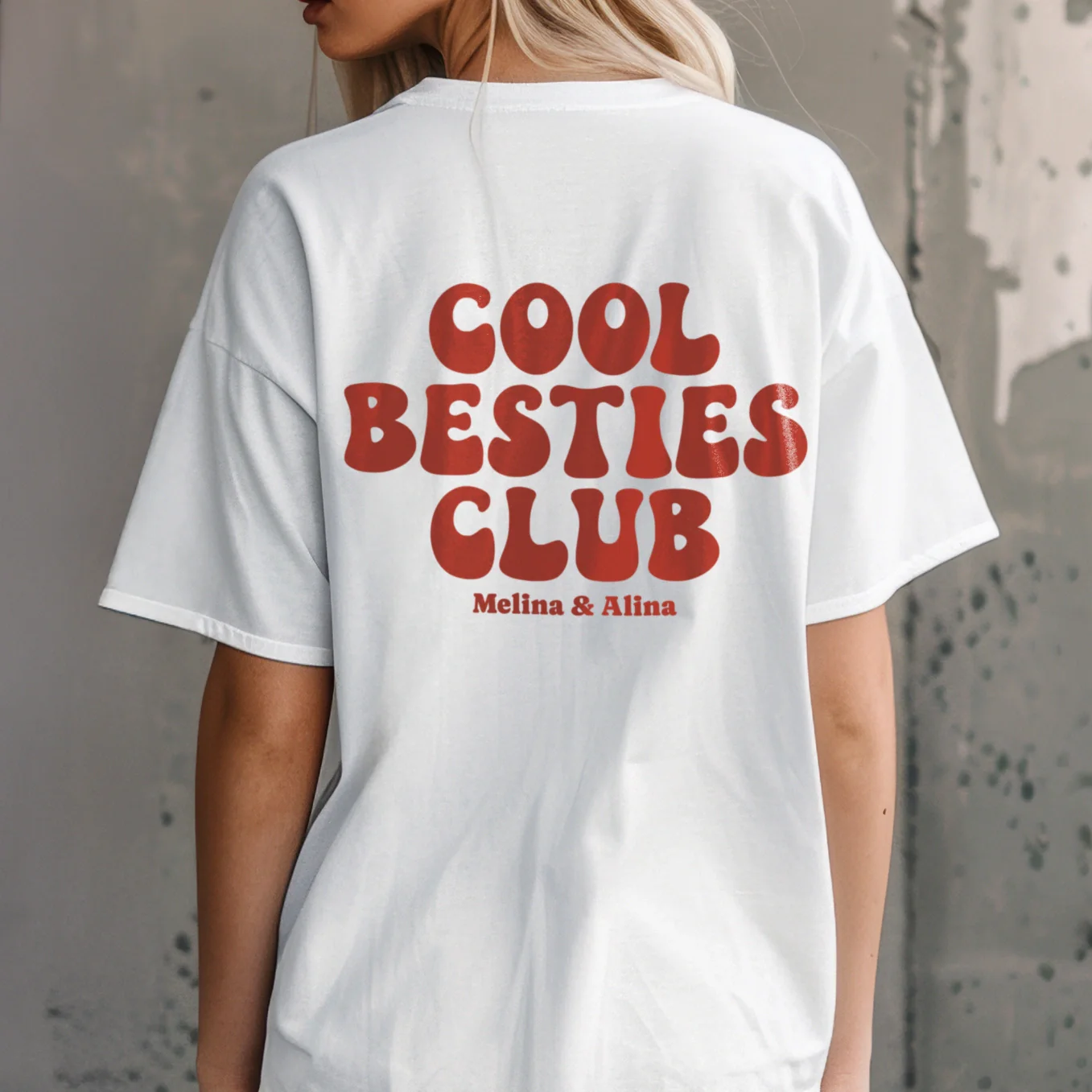 Personalized T-shirt "Cool Besties Club" - Image 4