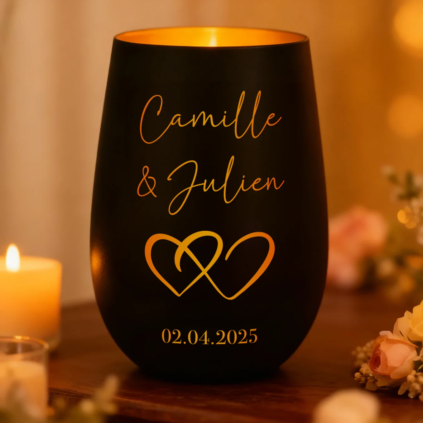 Personalisiertes Windlicht "Namen & Herzen" - Image 11