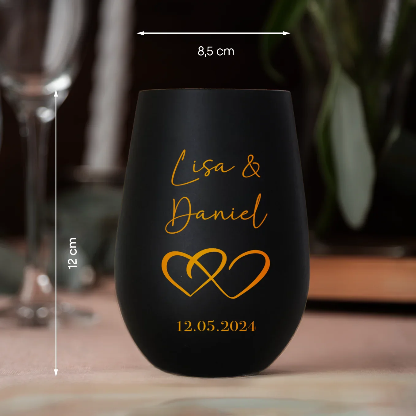 Personalisiertes Windlicht "Namen & Herzen" - Image 8
