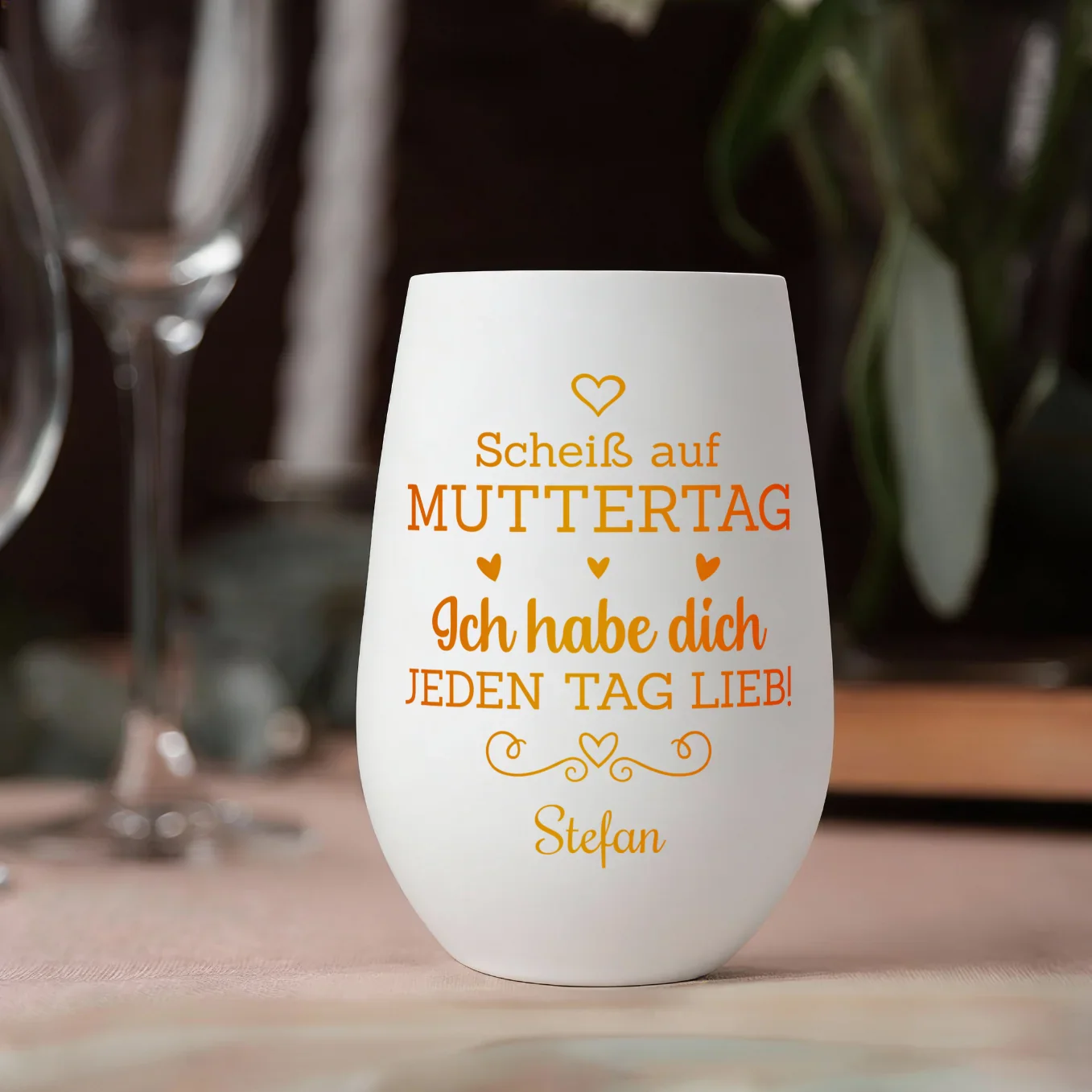 Personalisiertes Windlicht “Scheiss auf Muttertag” - Image 5