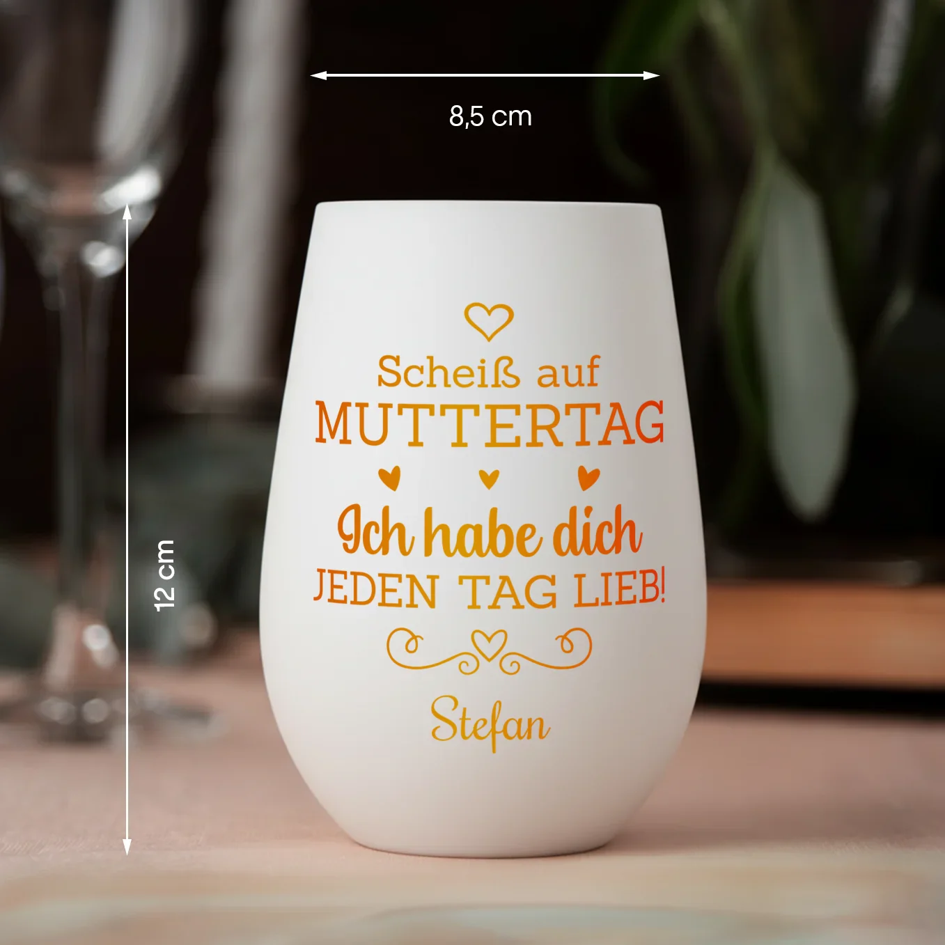 Personalisiertes Windlicht “Scheiss auf Muttertag” - Image 7