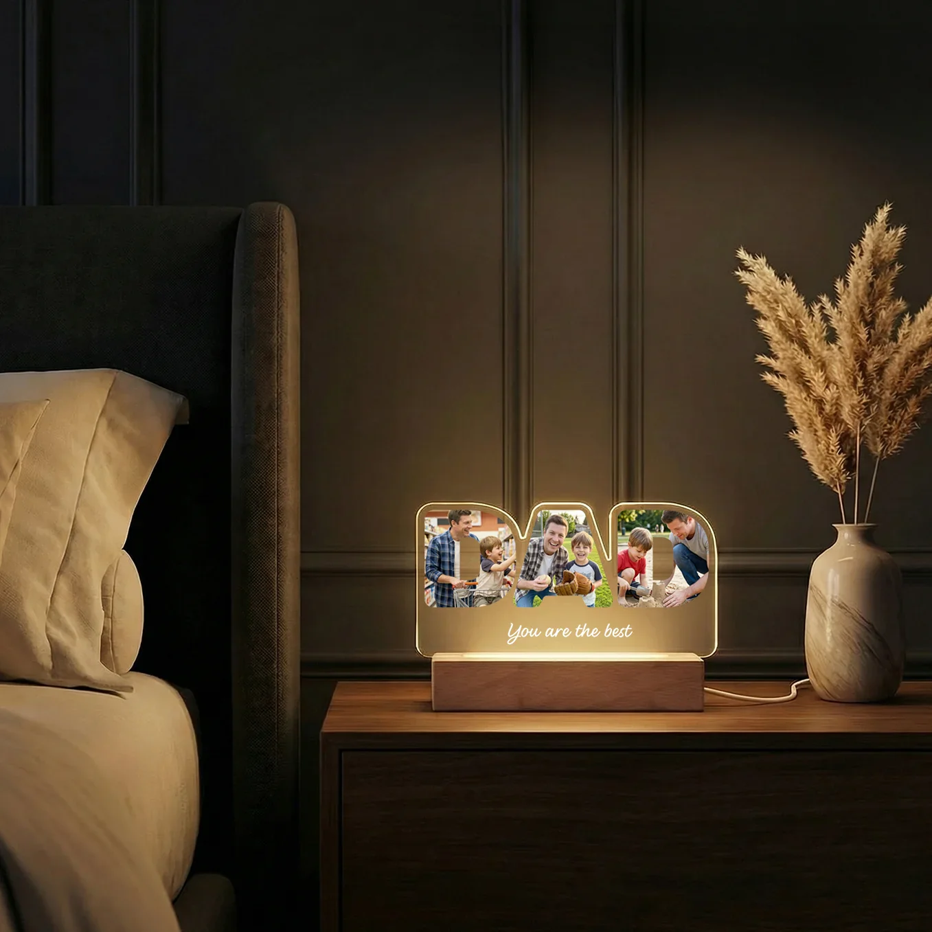 Personalized Acrylic Light "DAD" - Image 9