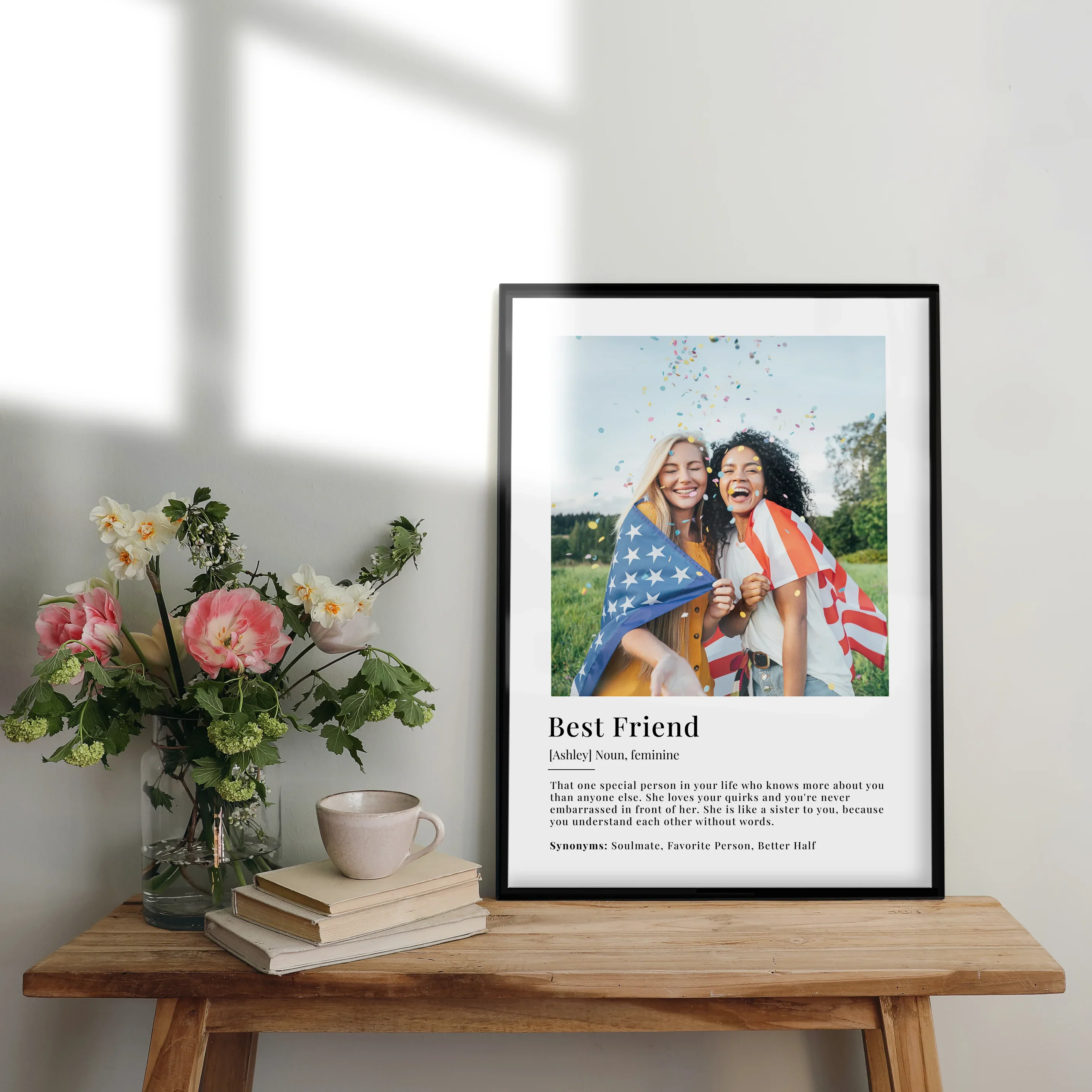 Personalized Photo Poster "Best Friend Definition" - Image 3