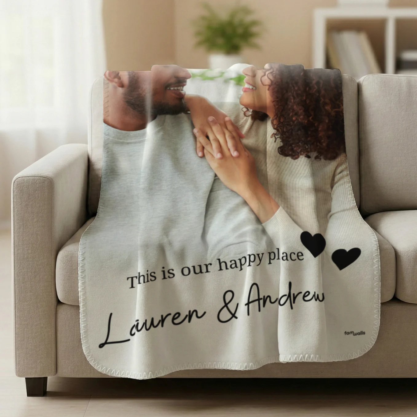 Personalized Blanket "Your Photo & Text" - Image 5