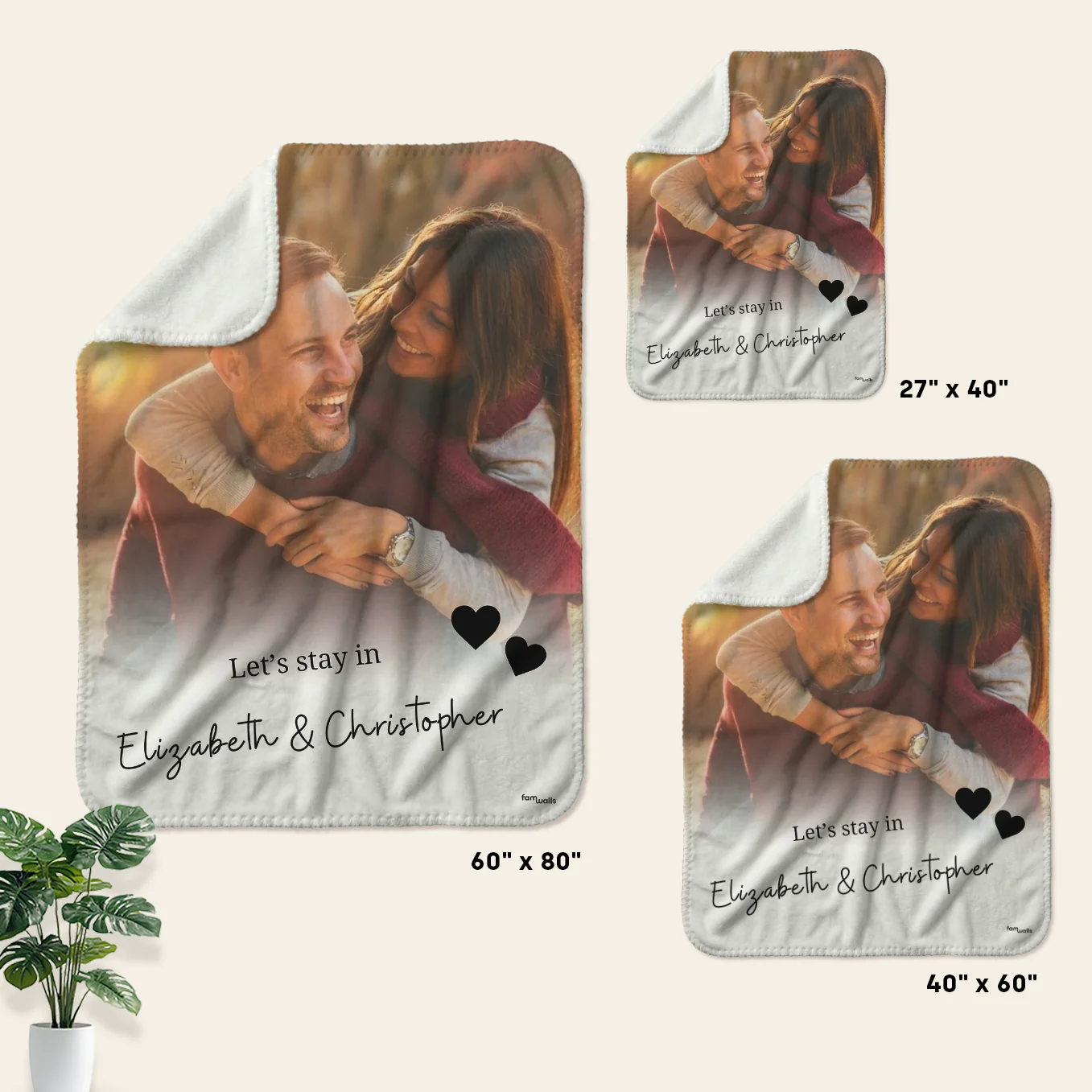 Personalized Blanket "Your Photo & Text" - Image 7