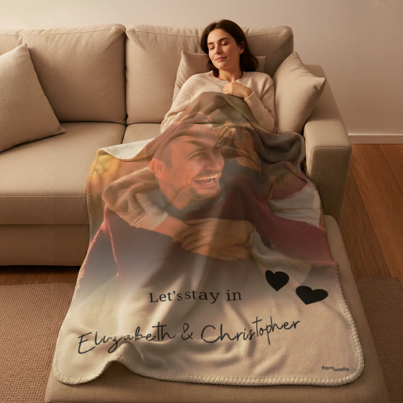 Personalized Blanket "Your Photo & Text" - Image 8