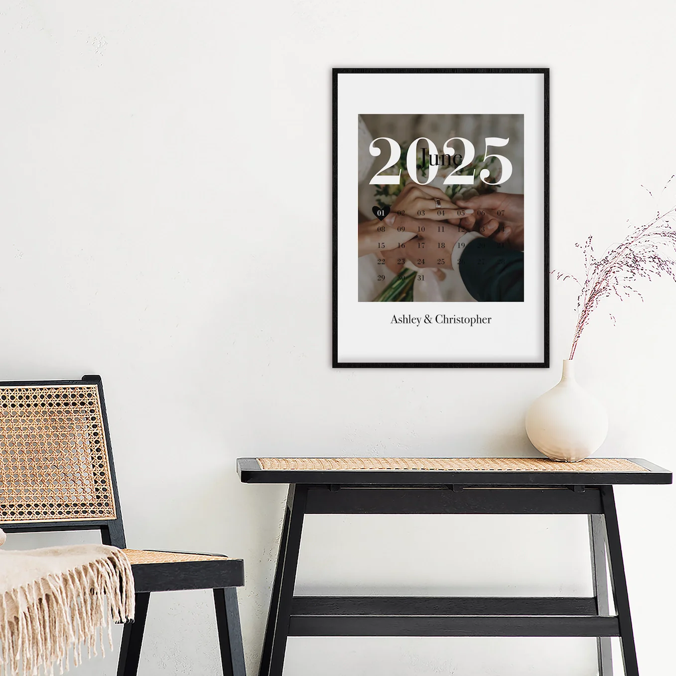 Personalized Calendar Poster "Our Special Date" - Image 3