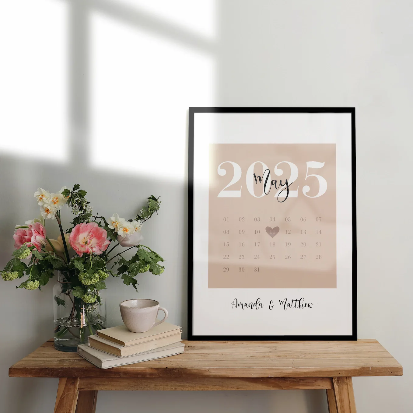 Personalized Calendar Poster "Our Special Date" - Image 4