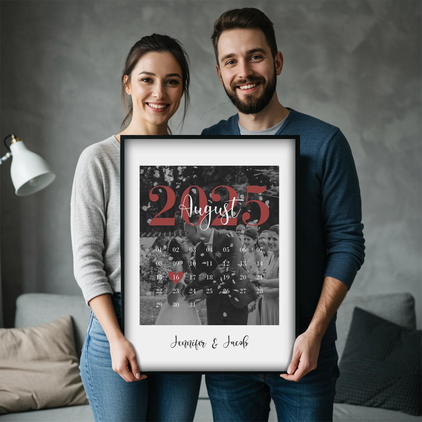 Personalized Calendar Poster "Our Special Date" - Image 5