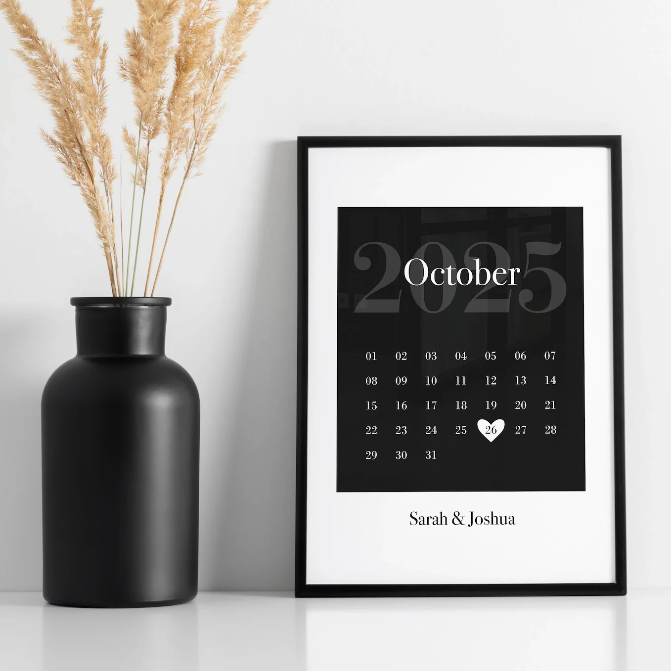 Personalized Calendar Poster "Our Special Date" - Image 6