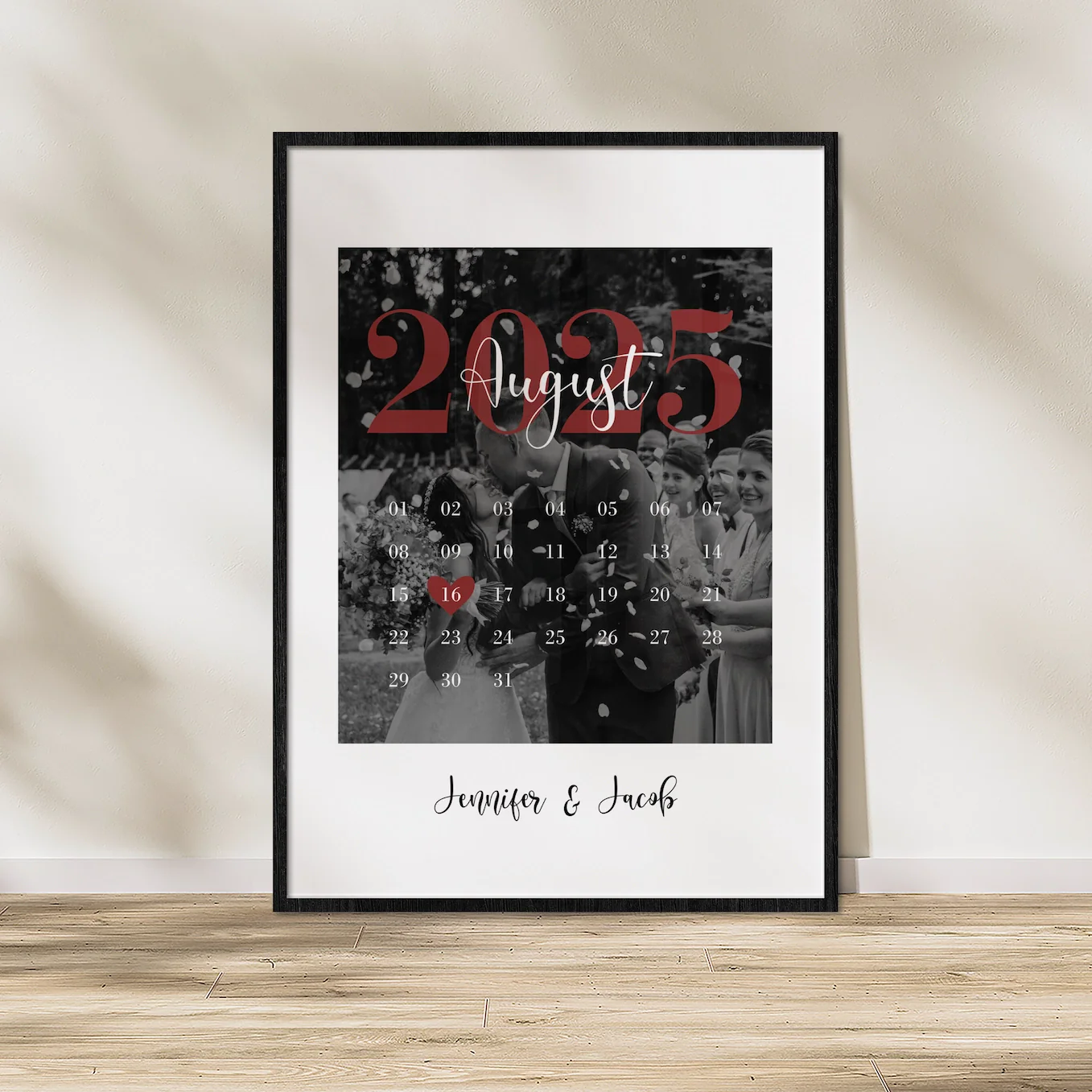 Personalized Calendar Poster "Our Special Date" - Image 7