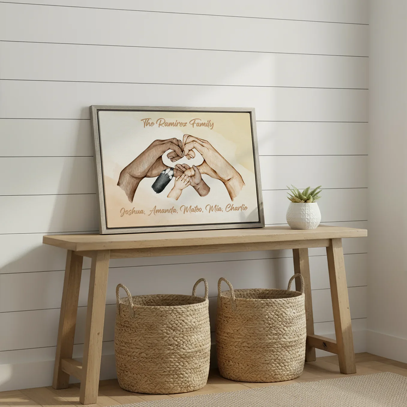 Personalized Canvas "Family Happiness" - Image 6