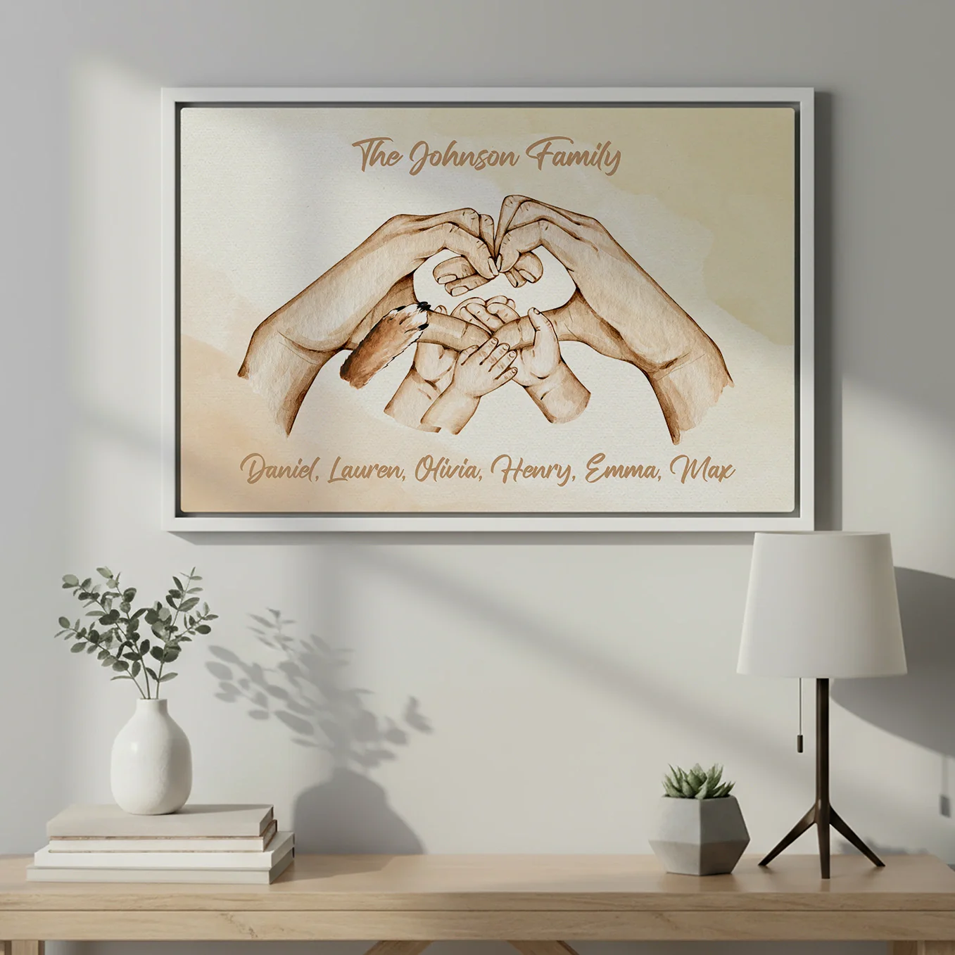 Personalized Canvas "Family Happiness" - Image 7