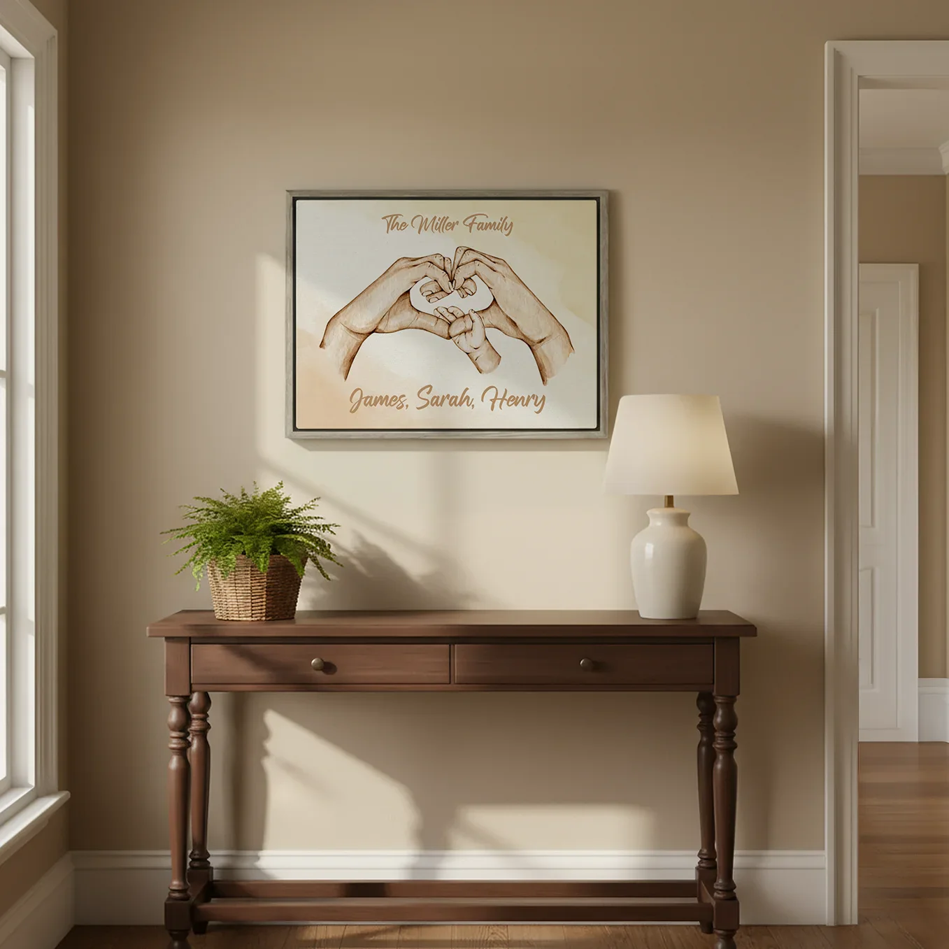 Personalized Canvas "Family Happiness" - Image 8