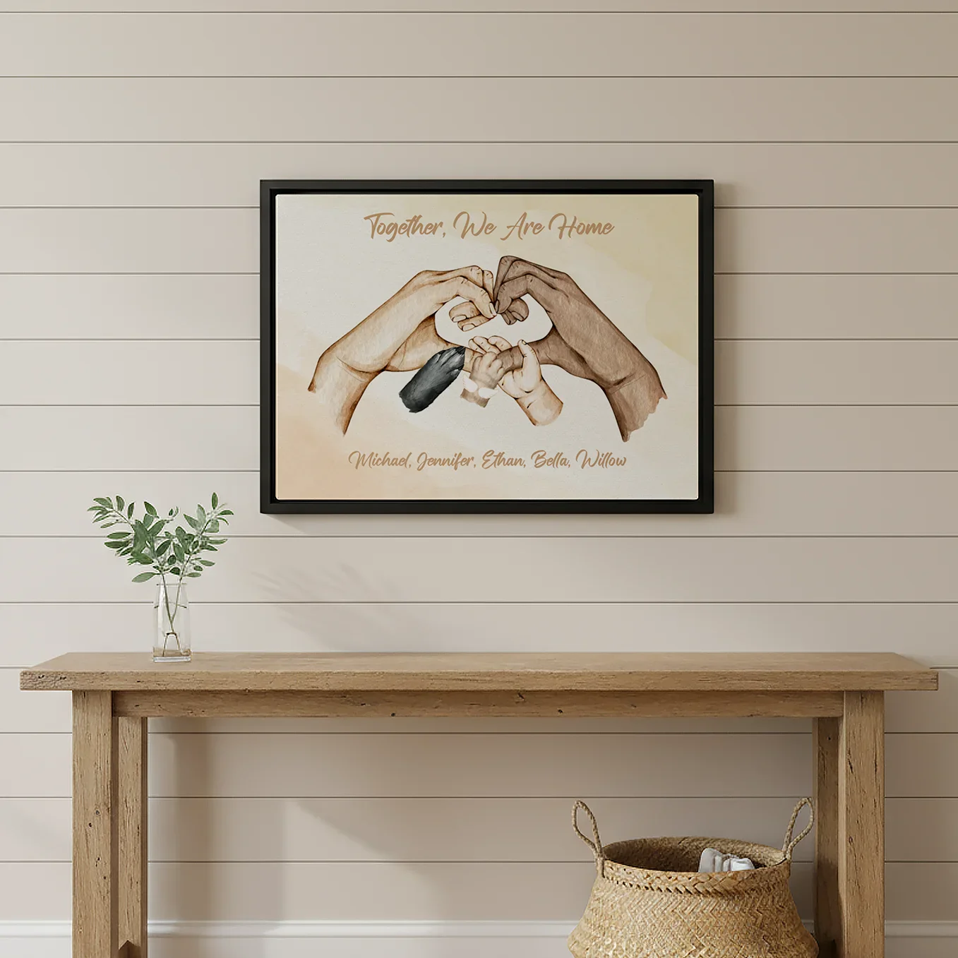 Personalized Canvas "Family Happiness" - Image 9