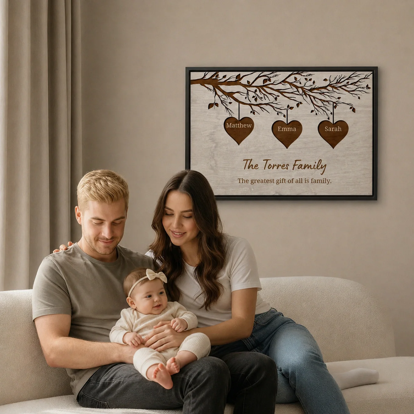 Personalized Canvas "Our Family" - Image 5