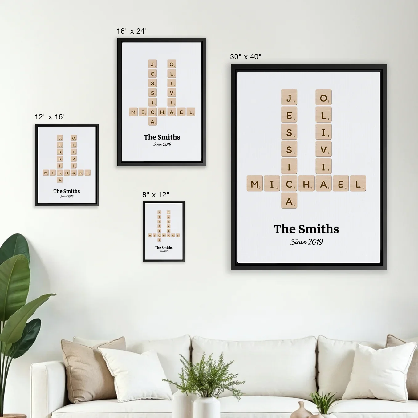 Personalized Canvas "Scrabble" - Image 10