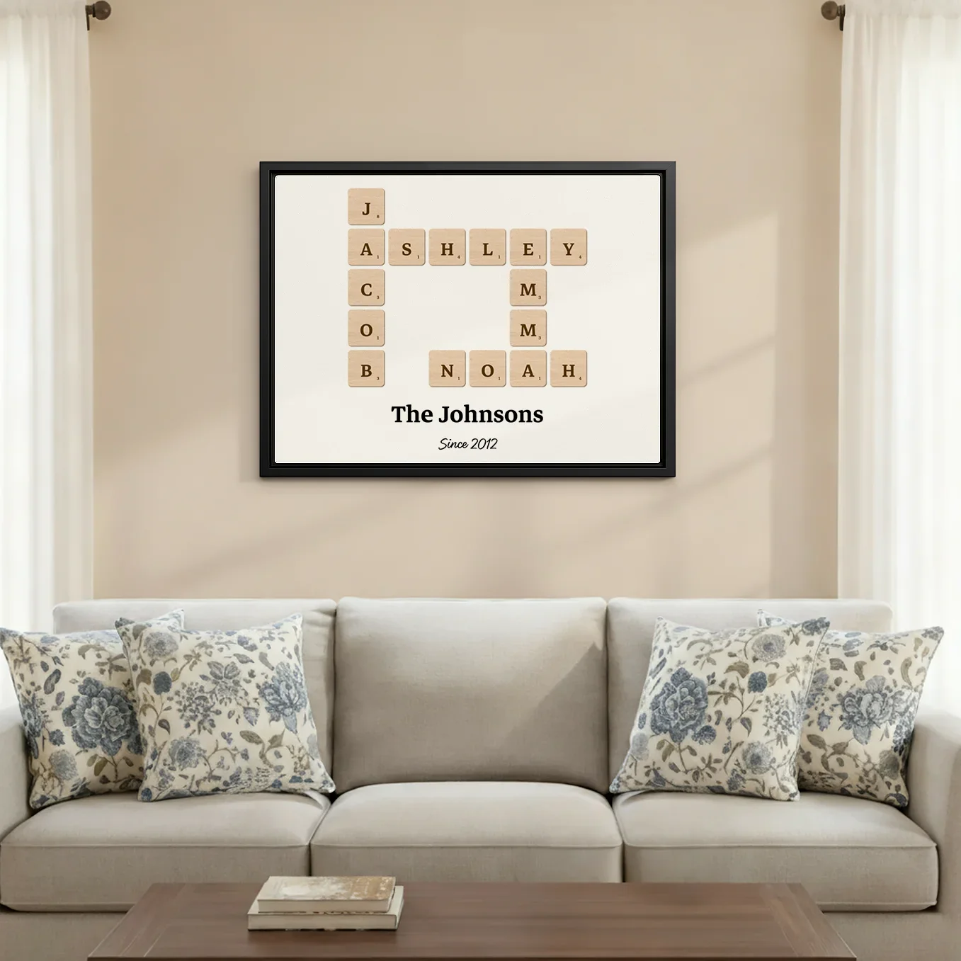 Personalized Canvas "Scrabble" - Image 4