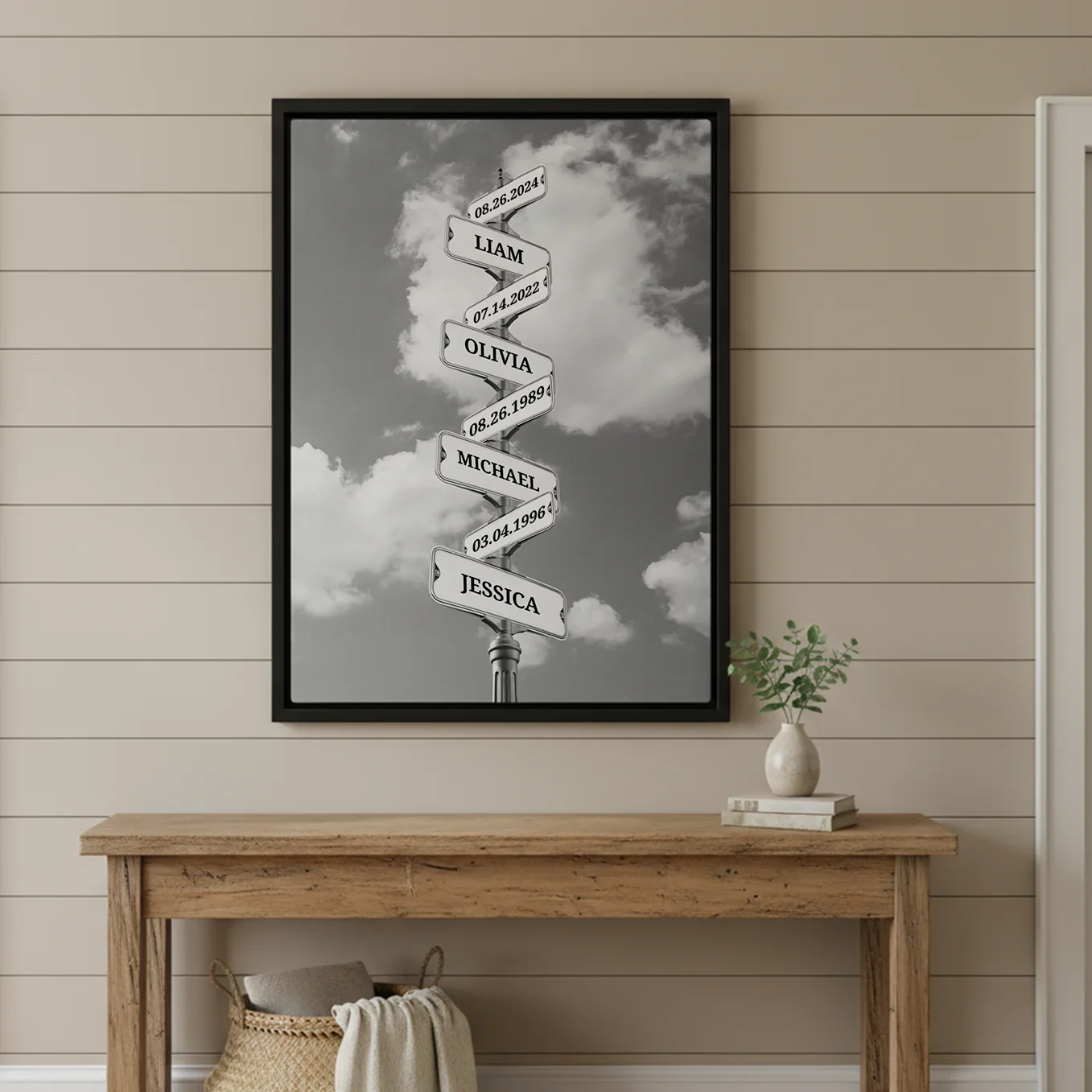 Personalized Canvas "Vintage Street Sign with Birthdate" - Image 10