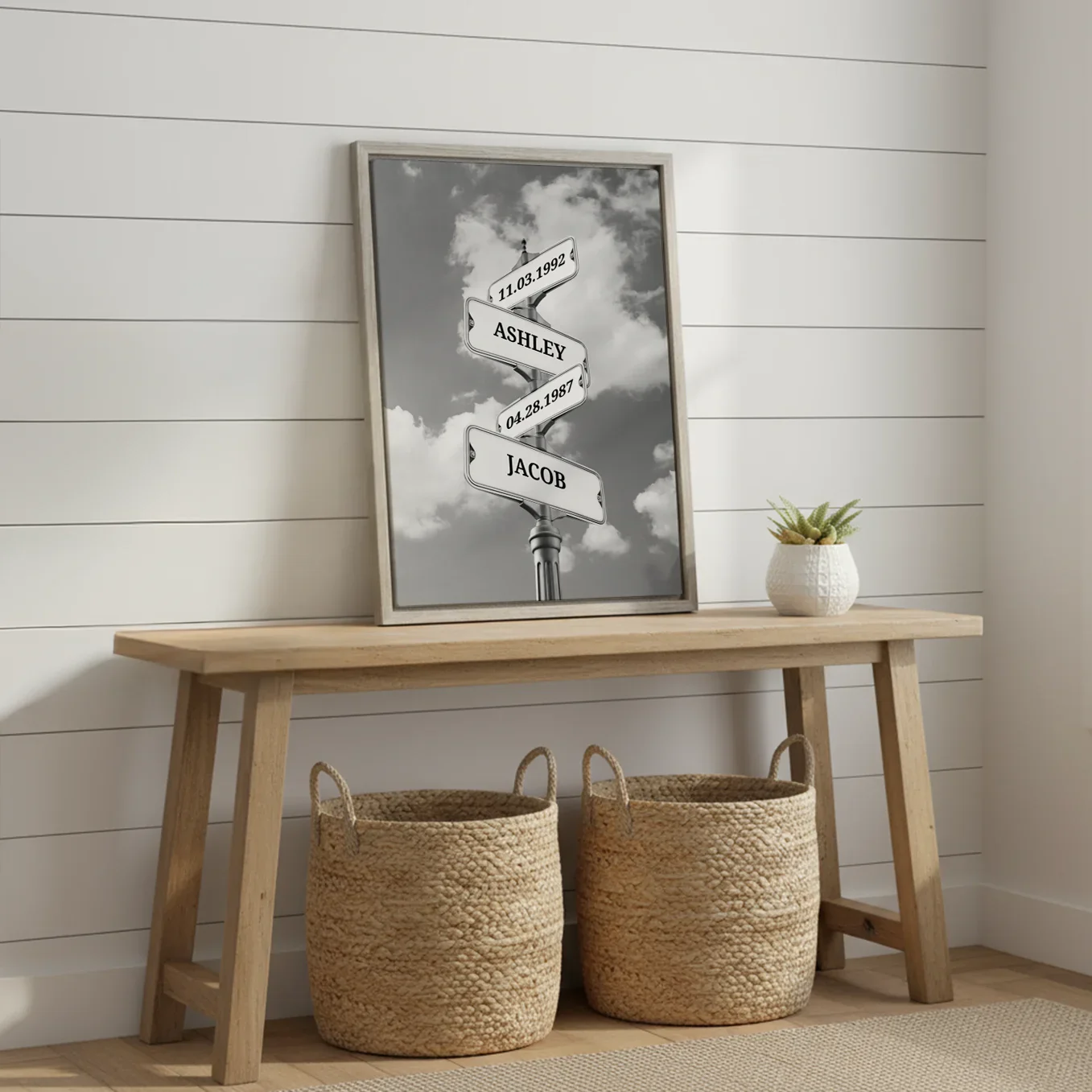 Personalized Canvas "Vintage Street Sign with Birthdate" - Image 7