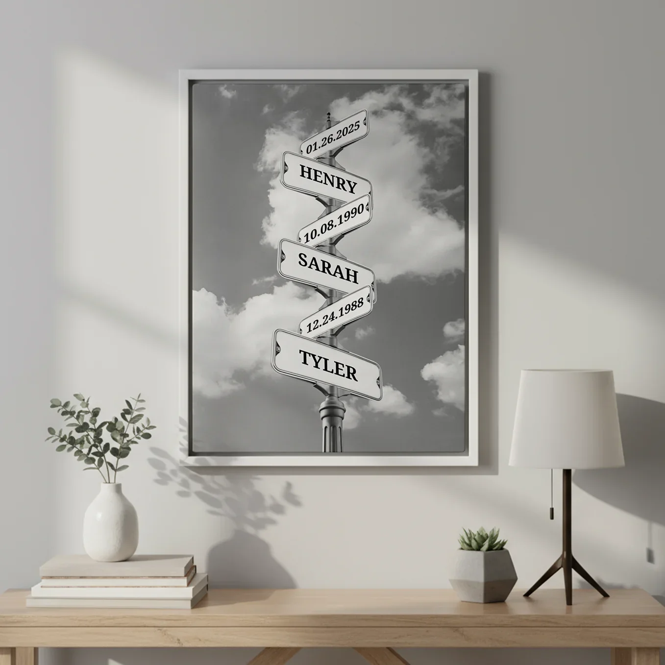 Personalized Canvas "Vintage Street Sign with Birthdate" - Image 8