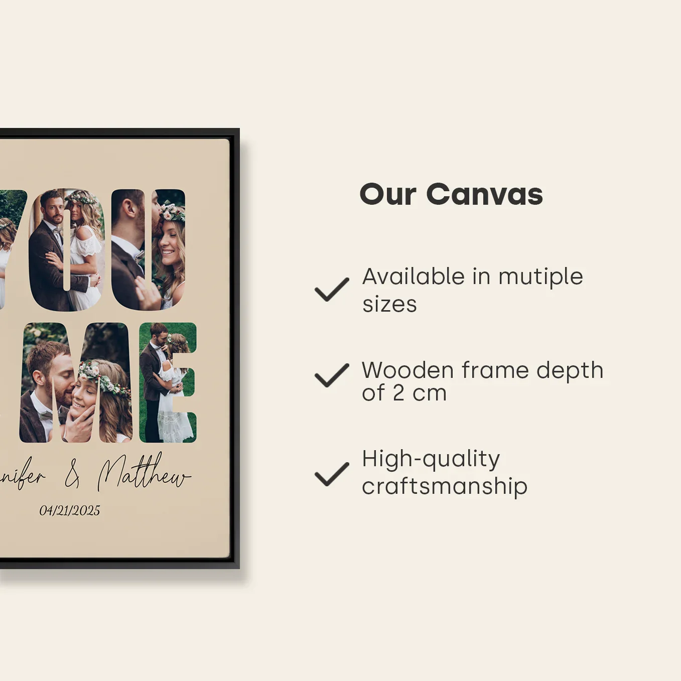 Personalized Canvas "You & Me" - Image 11