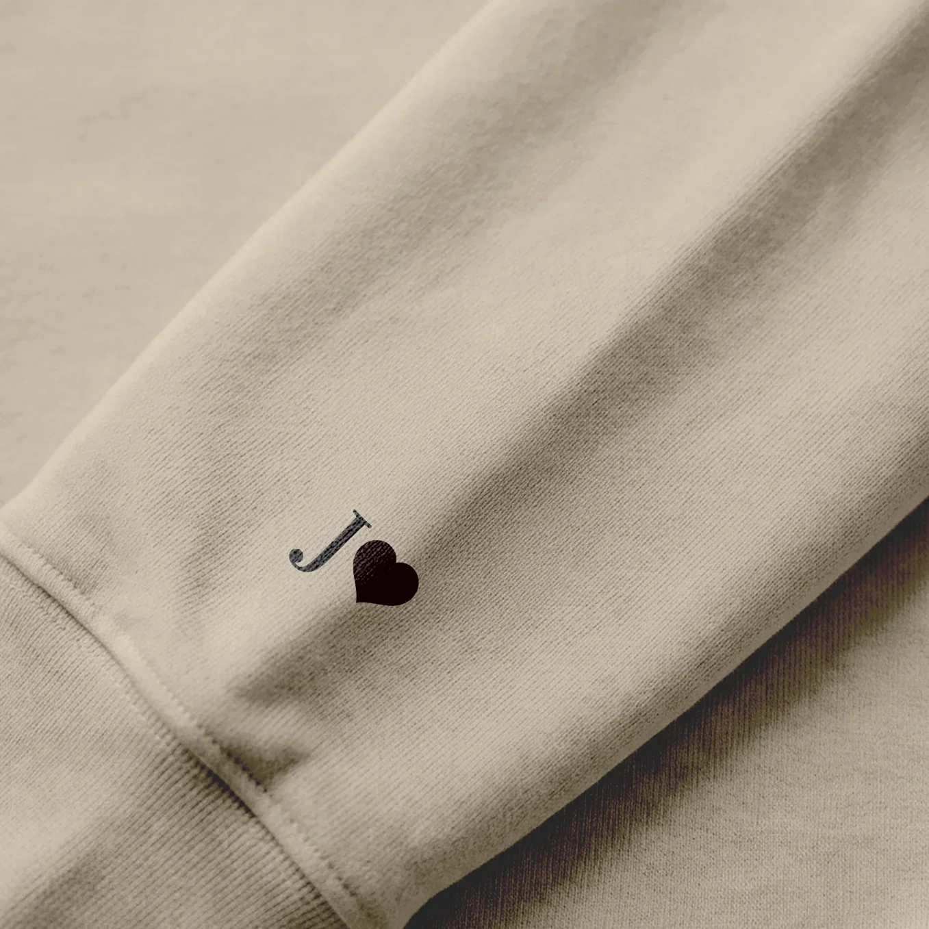 Personalized Couple Hoodies "Heart & Initials" - Image 6