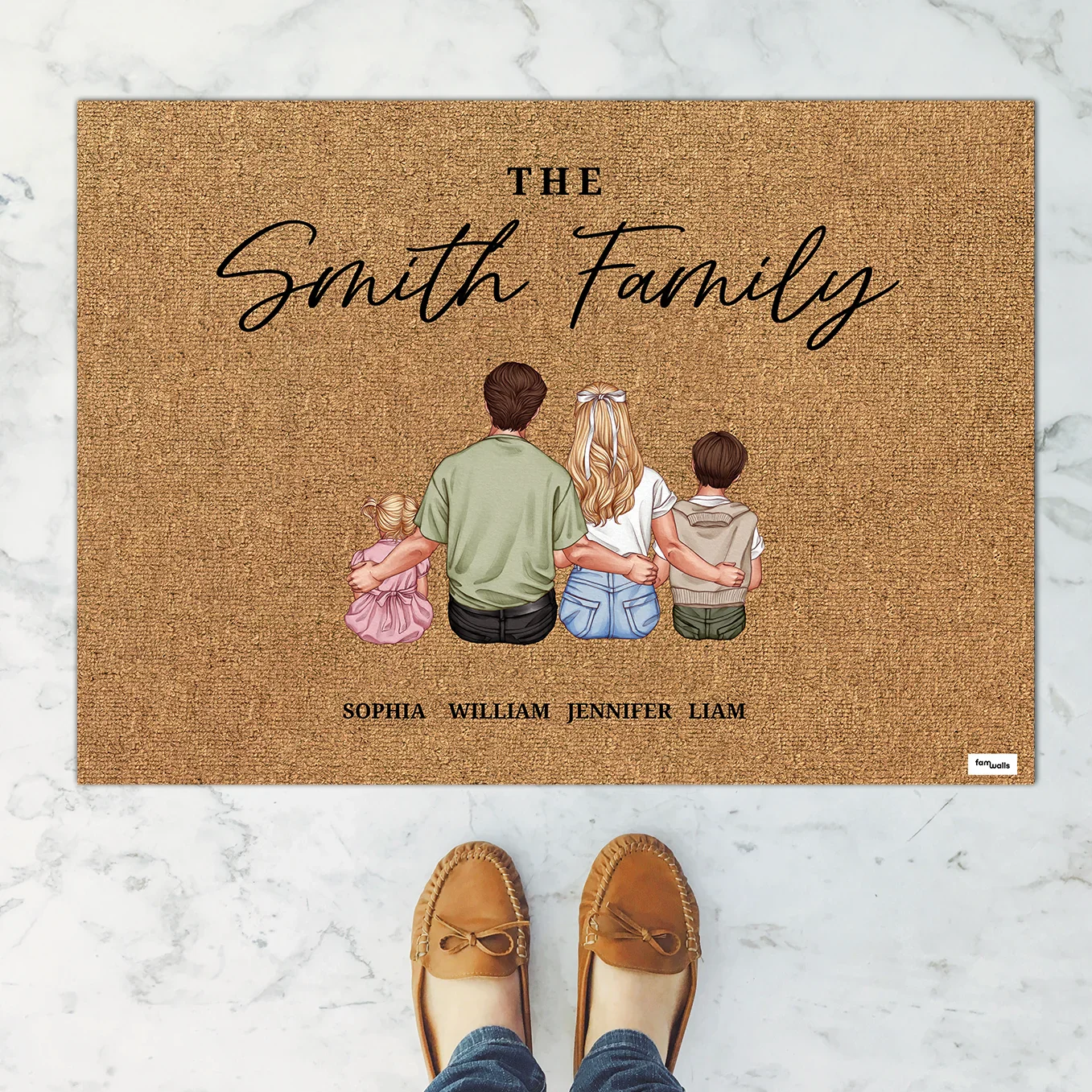 Personalized Doormat "Family" - Image 3