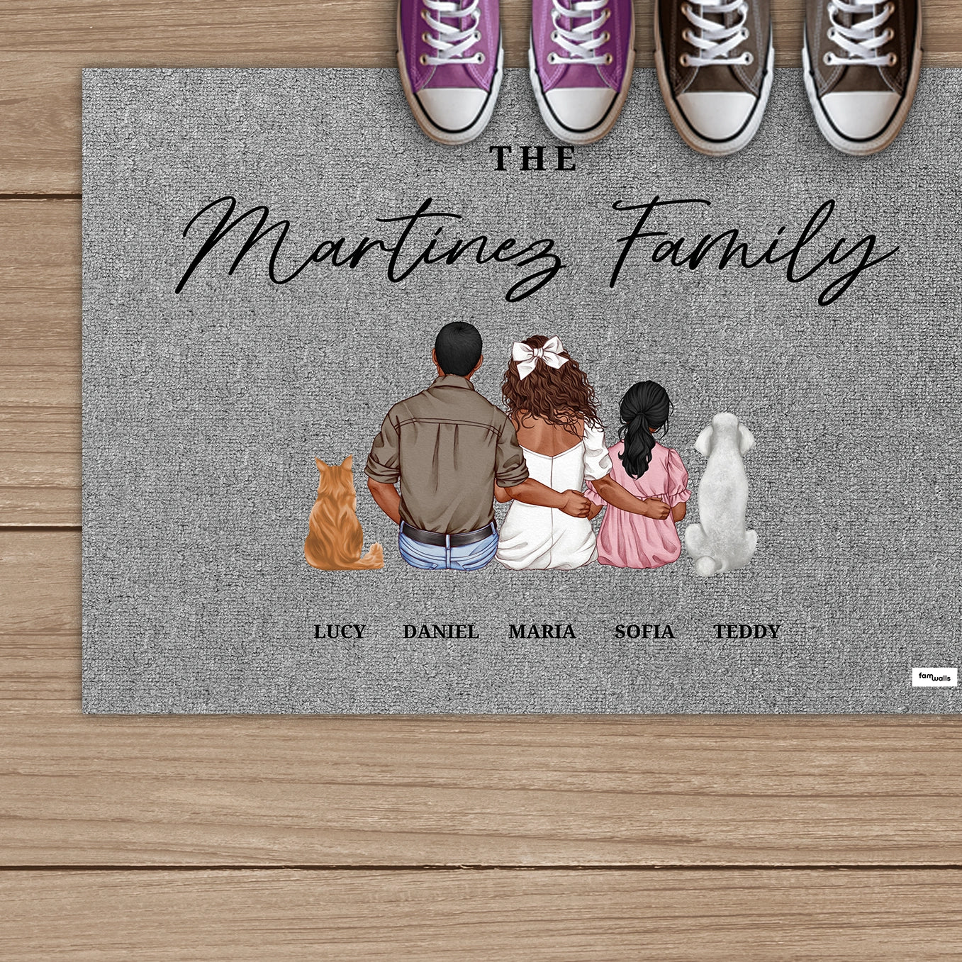 Personalized Doormat "Family" - Image 5